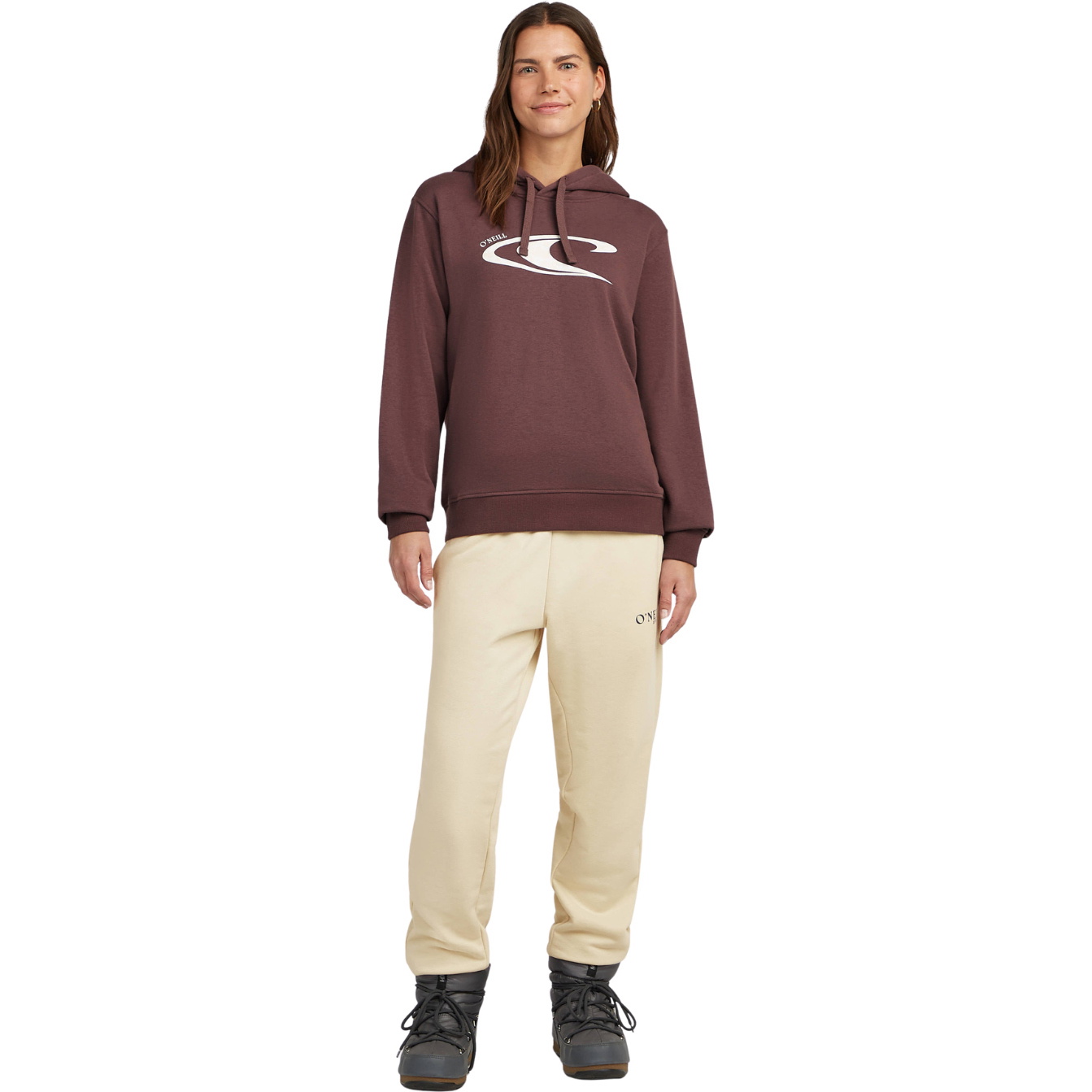 2026 O'Neill Womens Graphic Hoodie 1750137 - Purple Gray
